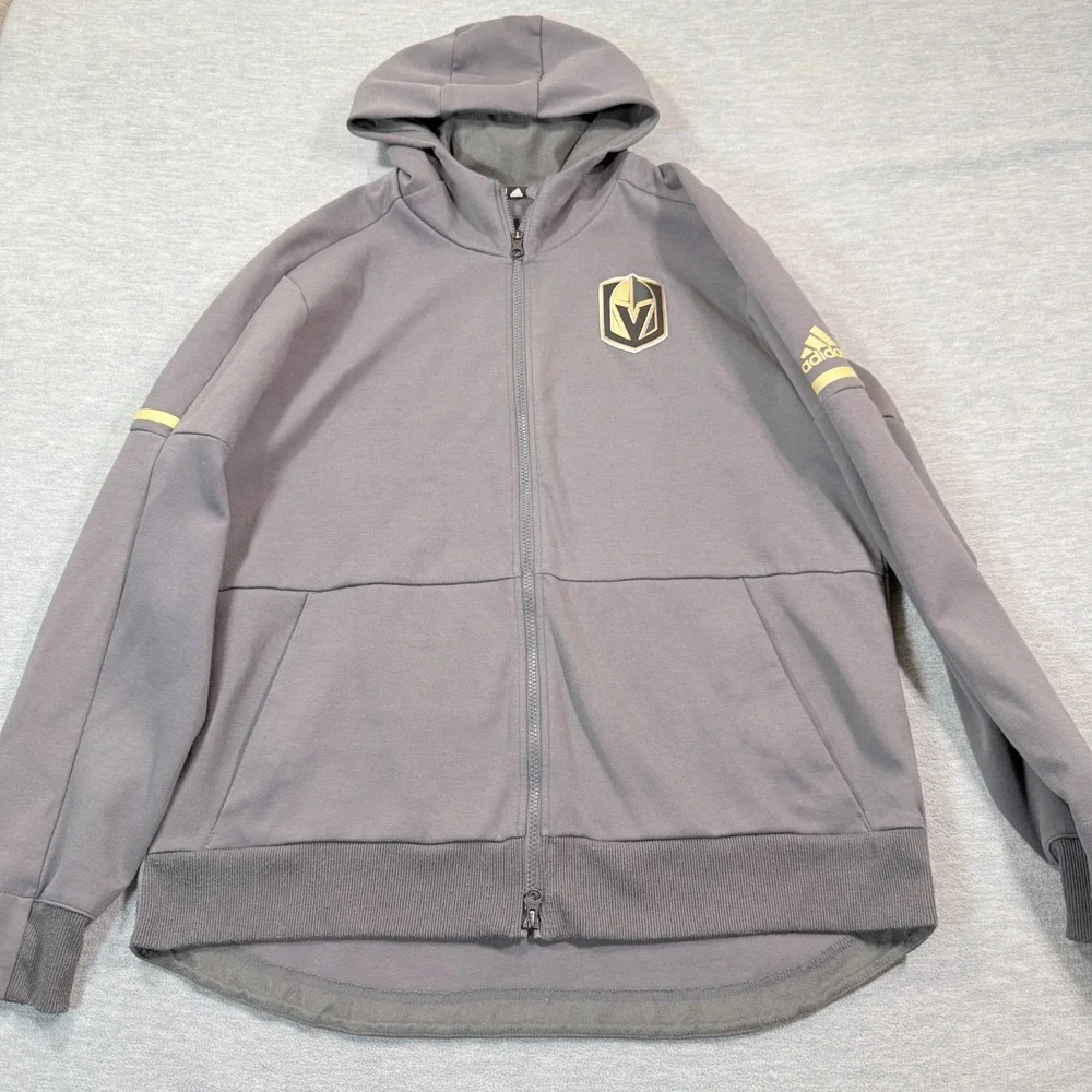 Adidas NHL Centennial Jacket Men XL Gray‎ Limited Edition 1917-2017 Hoodie